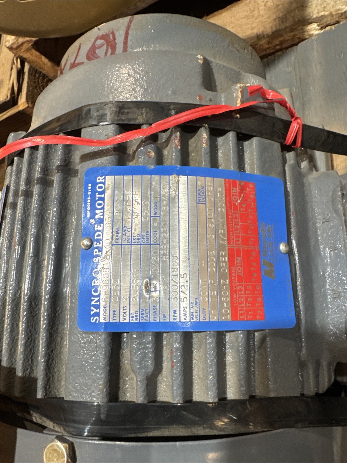 NEW MagneTek 1HP Explosion Proof Ac Induction Motor Three Phase 182YZ Frame