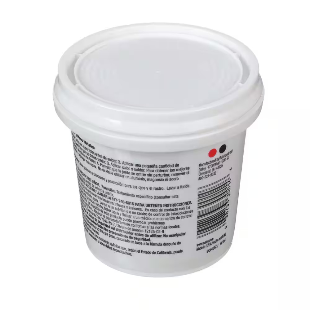 Oatey No. 5 Lead-Free Solder Flux Paste 8 oz.