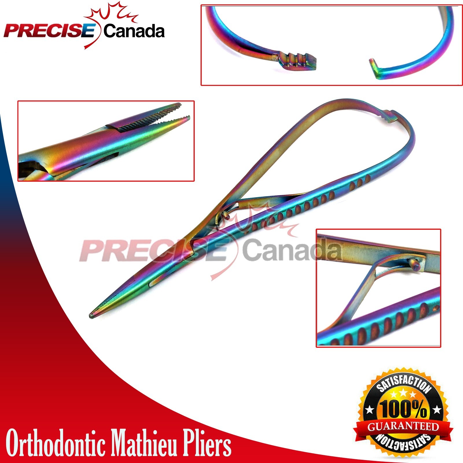 Multi/Rainbow Color Mathieu Plier 5.5″ Orthodontic Ortho dental Instruments