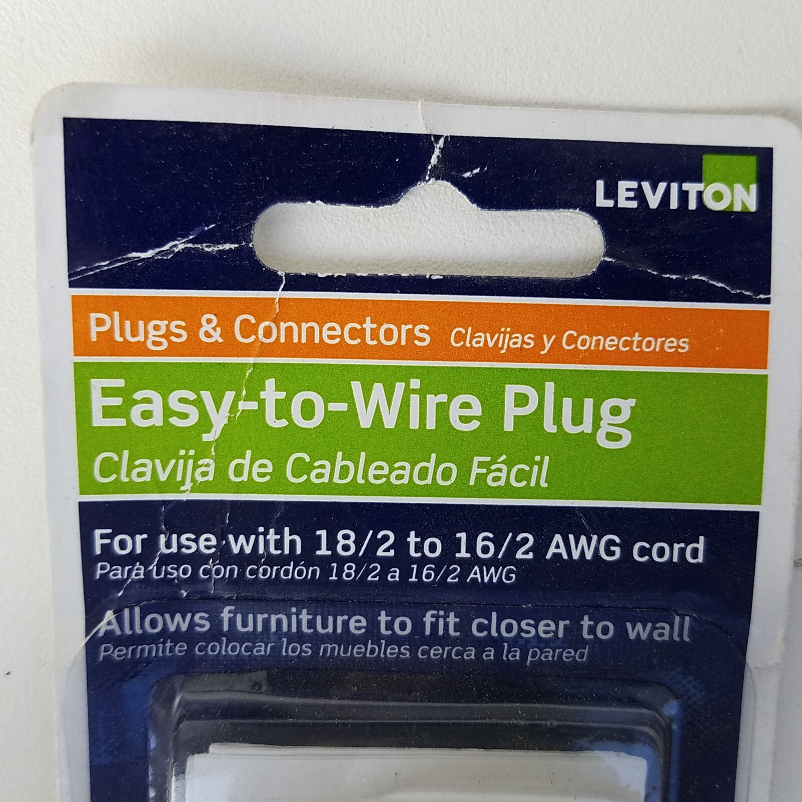 Leviton Plugs & Connectors Easy-To-Wire Plug White No. 321 078477167410 C22-321