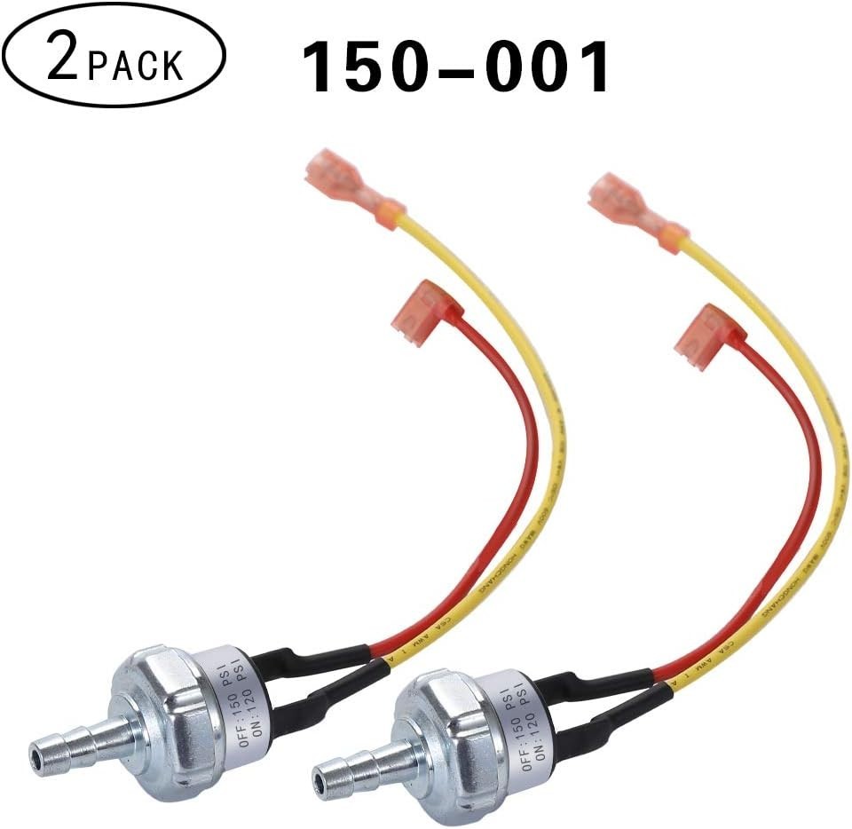 Air Pressure Switch 120/150 PSI for Compressor 120V AC Copper Steel Contact