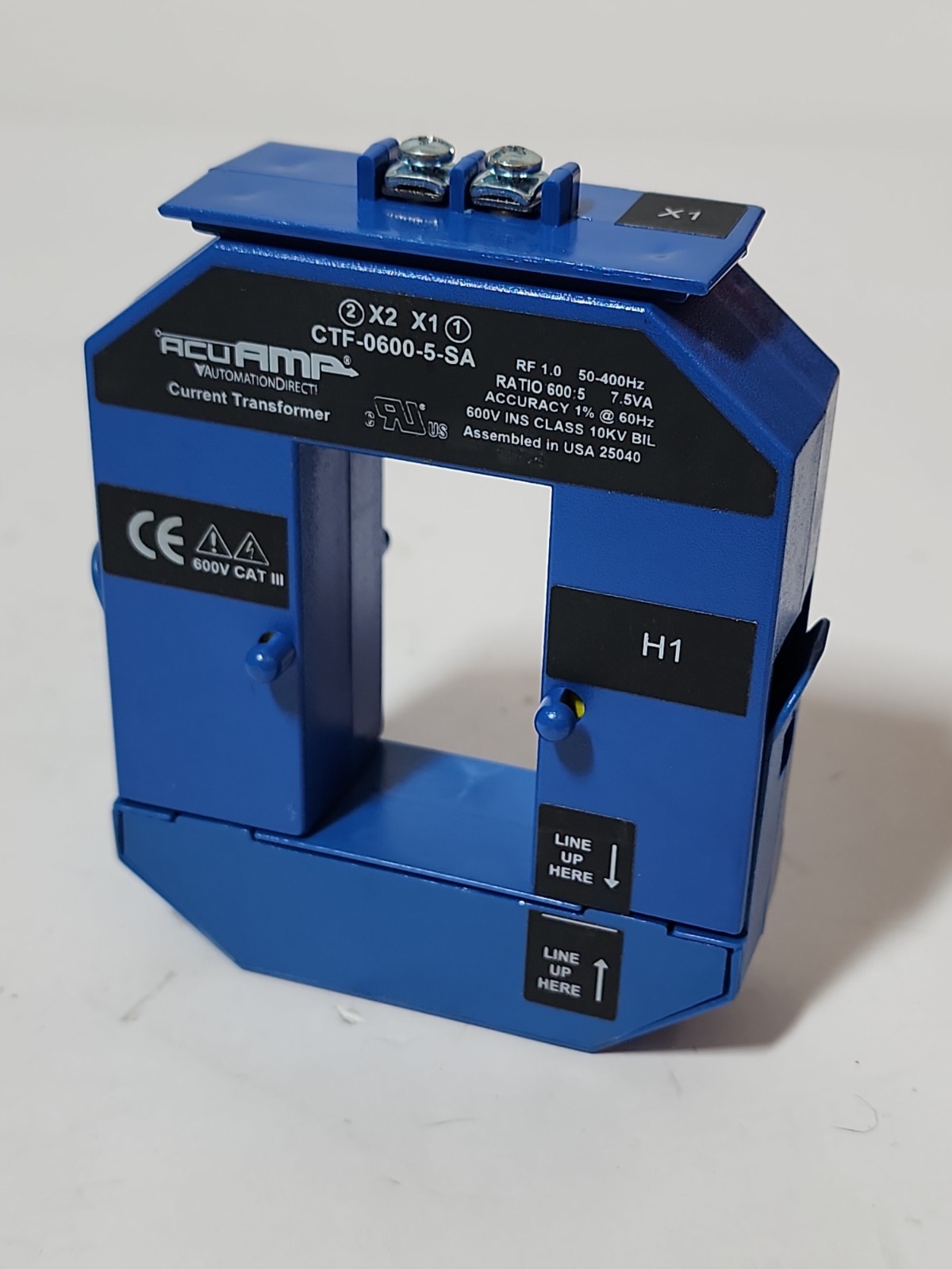 AcuAMP CTF-0600-5-SA Split Core Current Transformer 600A CTF06005SA