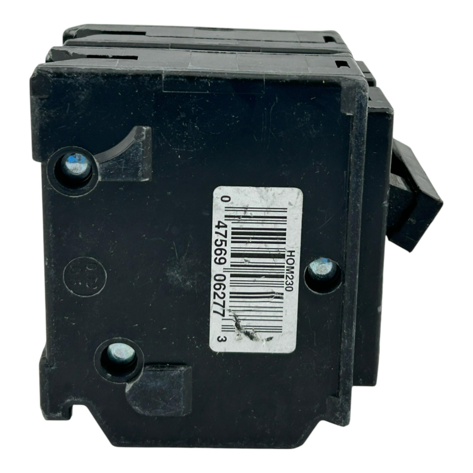 CHIPPED Square D HOM230, 30A, 120/240V, 2-Pole, 10kA,Circuit Breaker, Plug-In