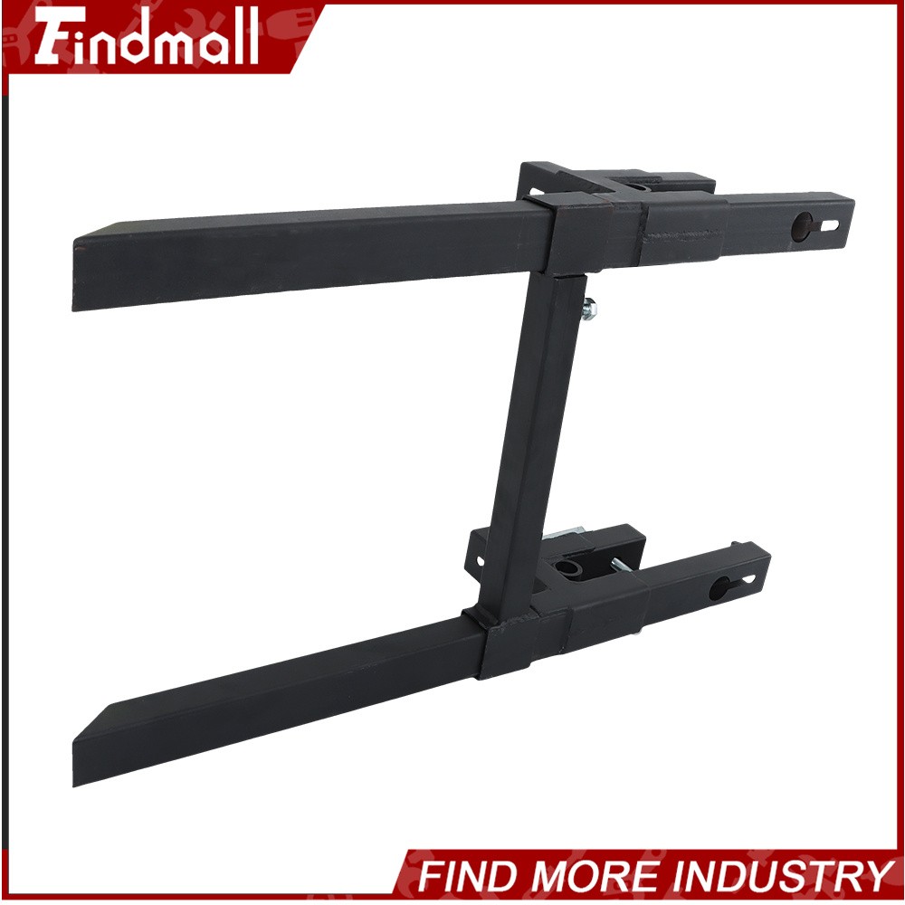 Findmall 43″ Clamp on Pallet Forks 2000lbs Heavy Duty Quick Attach Bucket Fork