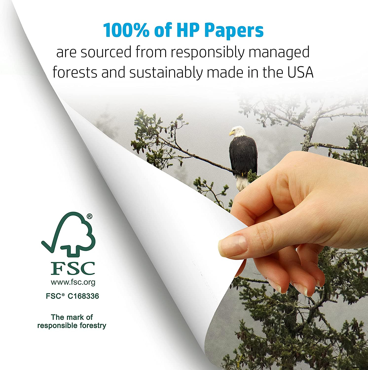 HP Papers | 8.5 X 11 Paper | All in One 22 Lb | 1 Mega Ream – 750 Sheets | 96 Br