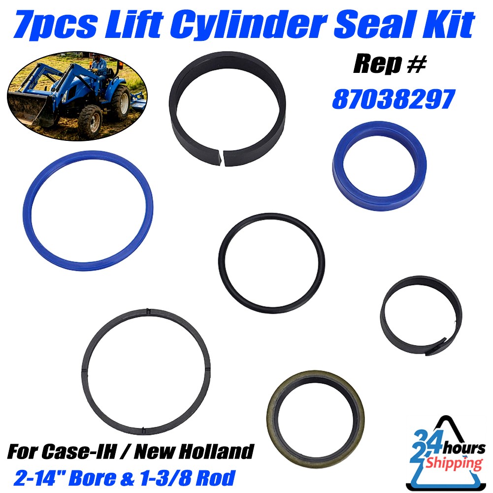 Lift Cylinder Seal For New Holland Case 18LA 260TLA 270L L360 L360A LX118 LX360