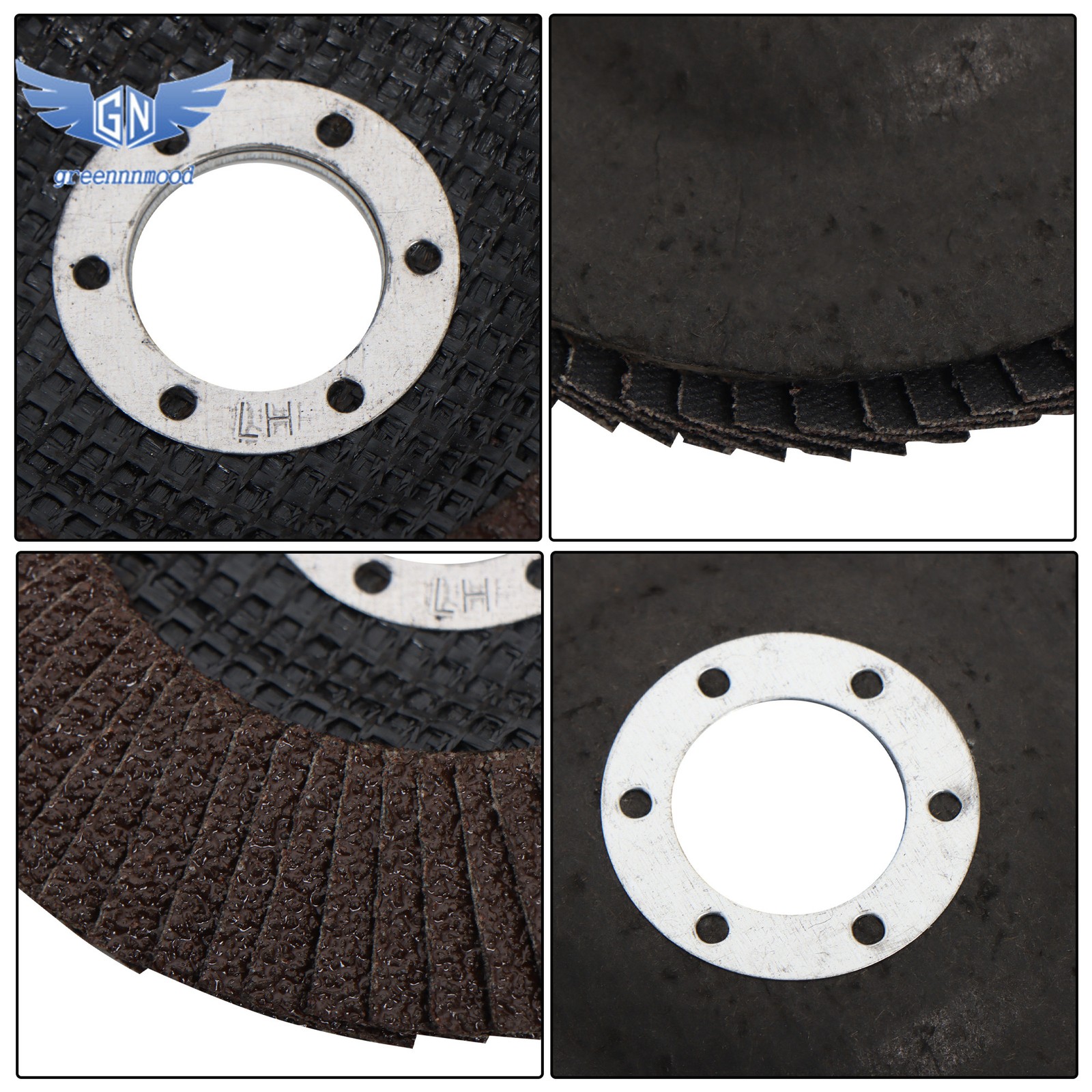 50PCS Premium Zirconia Flap Disc Sanding Grinding 4-1/2″ × 7/8″ 40 Grit