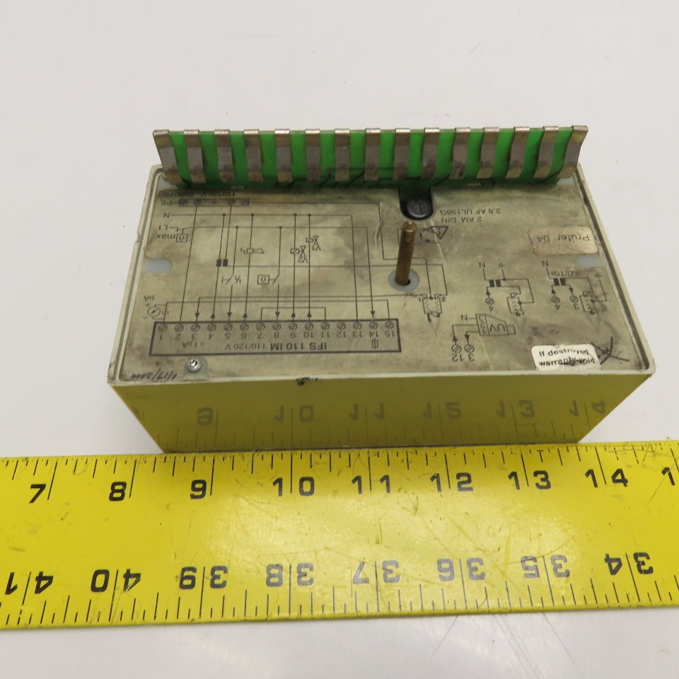 Krom Schroder 84367720 IFS 110 IM-10/2/2N Flame Control Unit 110/120VAC 50/60Hz