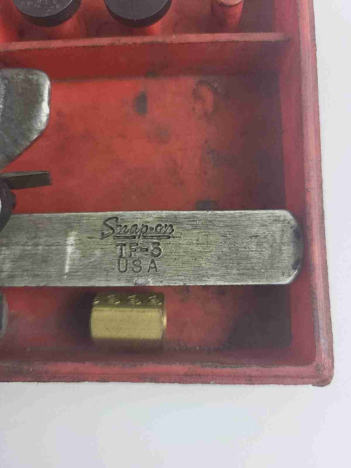 Snap On TF-5 Double Flaring Tubing Flare Kit