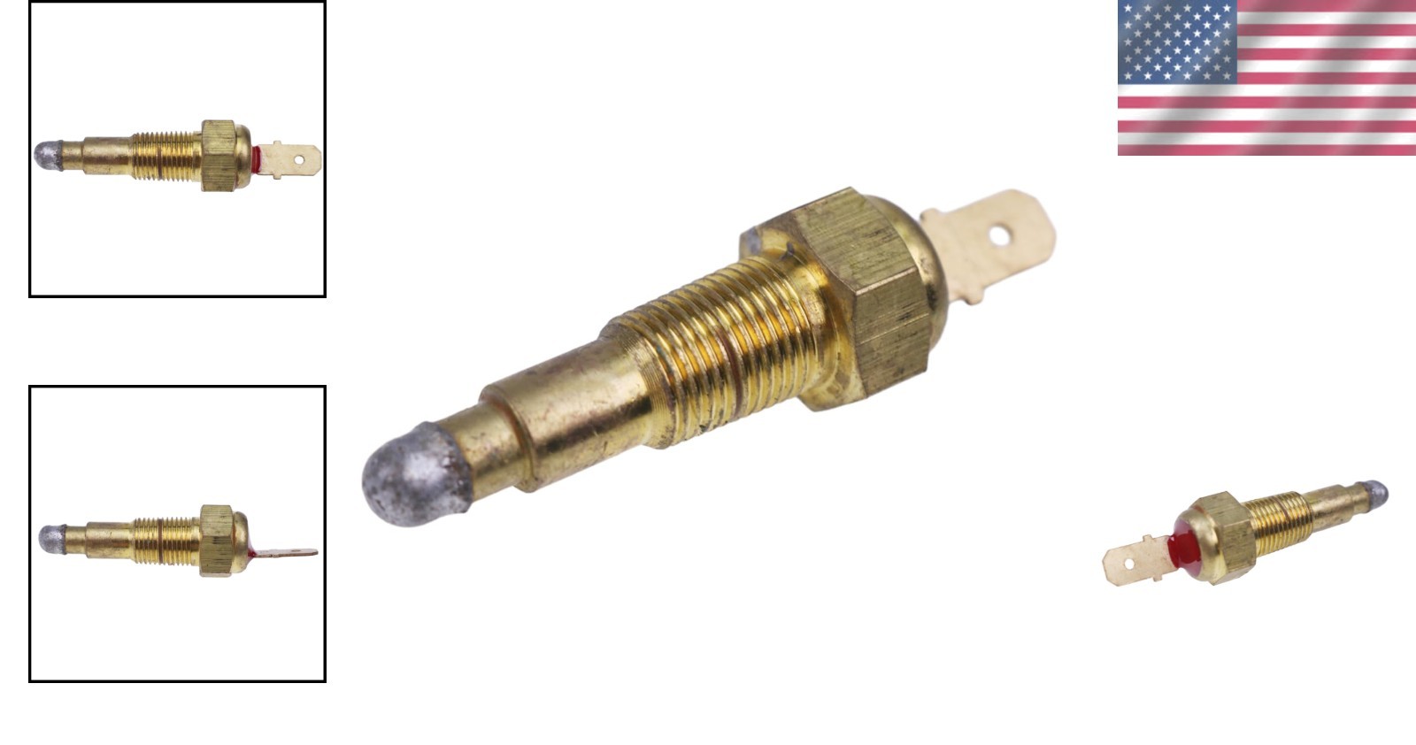 Flange Mount Copper Water Temperature Sensor for Kubota V-Series Engines