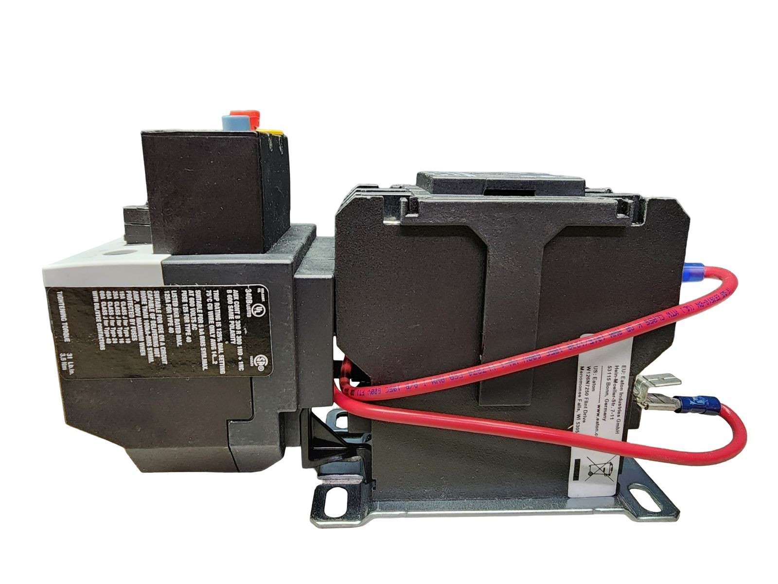 Eaton A27CNE45A040 Definite Purpose Starter 45A 3‑Phase 120V Coil | IEC/DP Conta