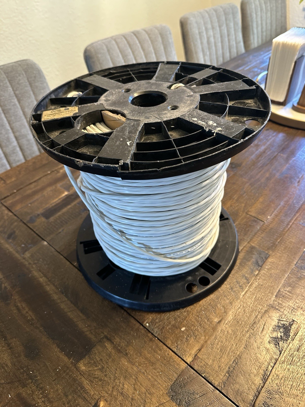 Belden 6304UE 8771000 18 AWG 6C Unshielded Plenum CMP Cable 600ft White