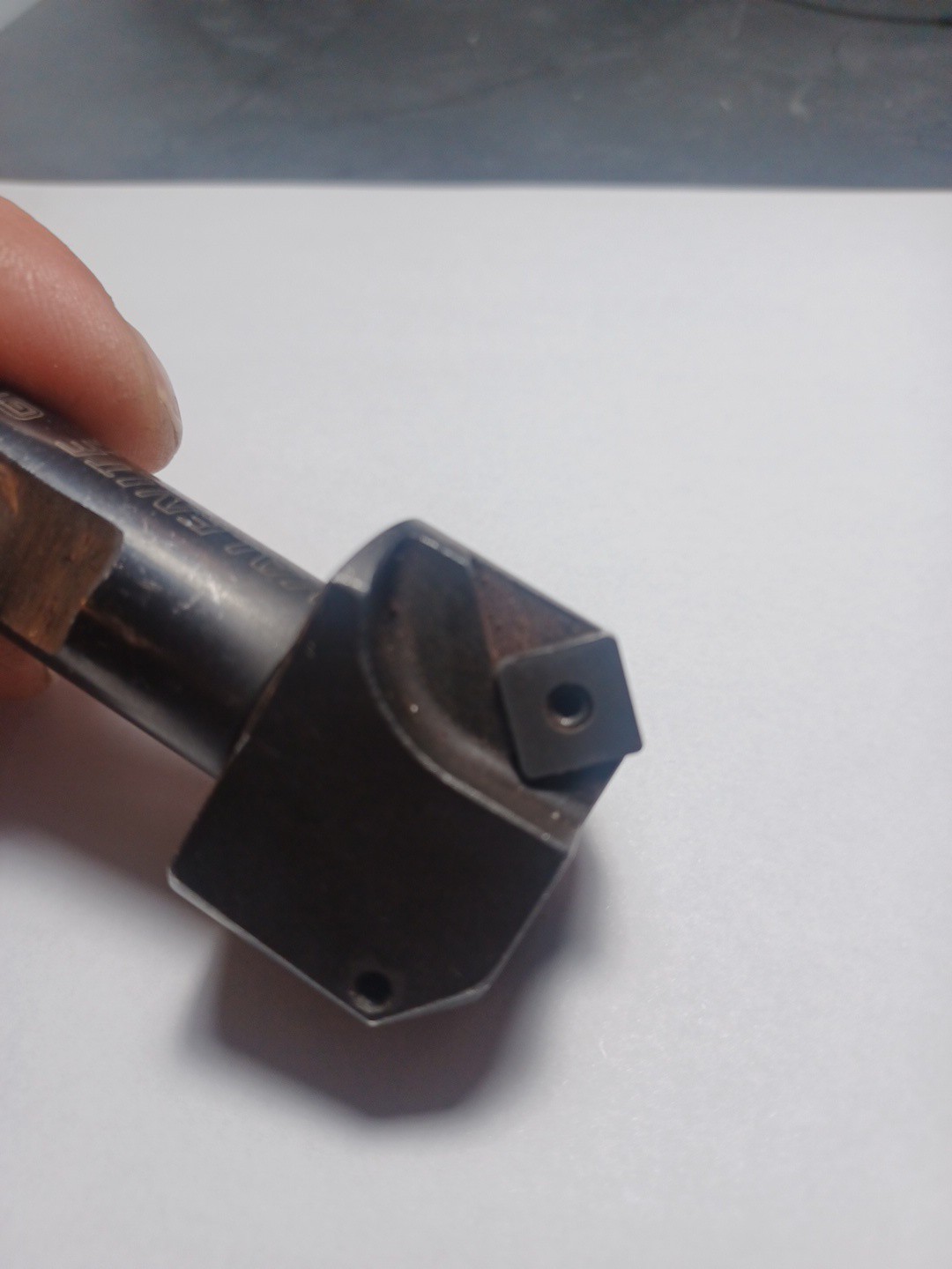 Valenite Carbide 45 degree Insert Cutters 1.5 And 1.0 Inch lot of 2