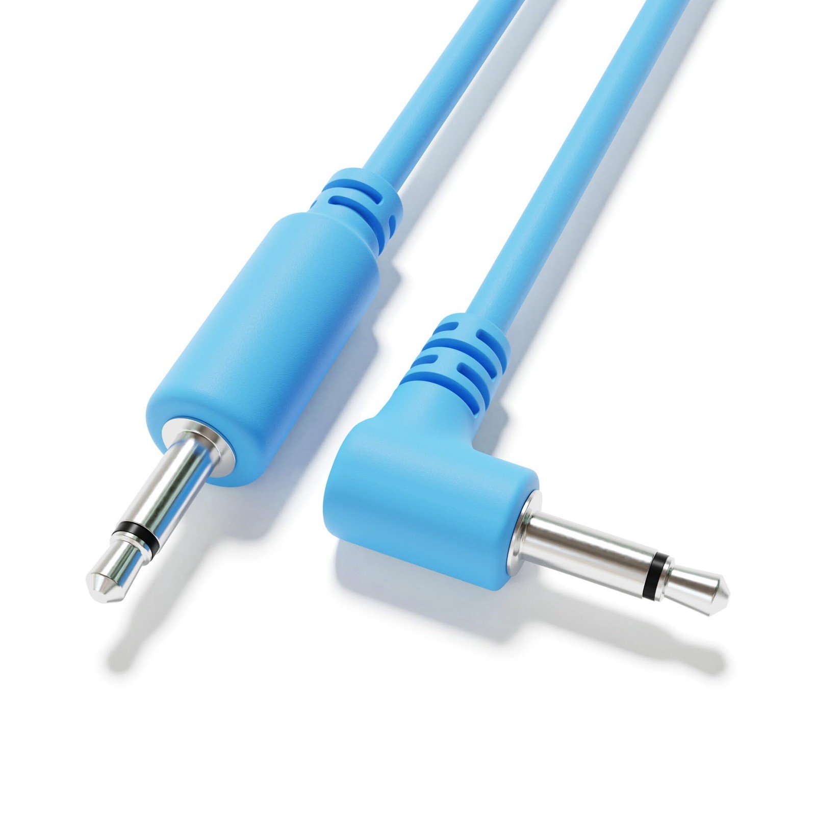 ExcelValley – Hybrid Mono Modular Patch Cables – TS 3.5mm 1/8″ – Eurorack Syn…