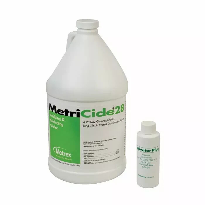Metrex MetriCide Plus 28-Day glutaraldehyde Solution 1 gallon-with Activator
