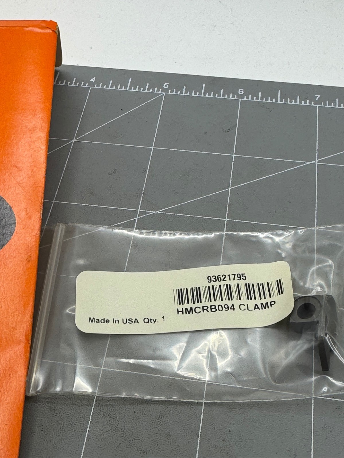 Hertel HMCRB094 Clamp Made In USA Tooling Clamp Qty 1 93621795 Machine Tool Part