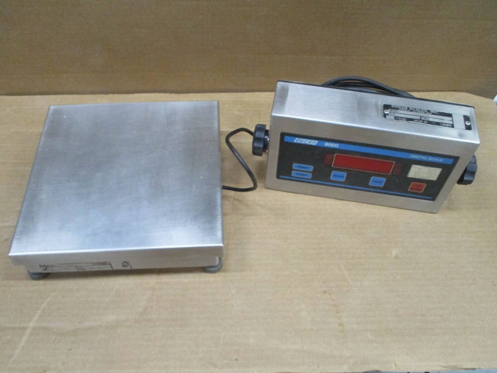 Doran Scales 8000M Stainless Steel Digital Scale 7005 P Base