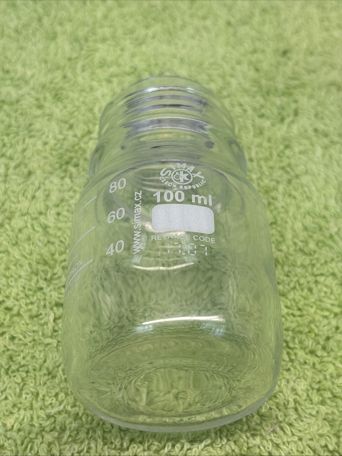 Electrochemical Cell 100 mL glass cell Simax bottle