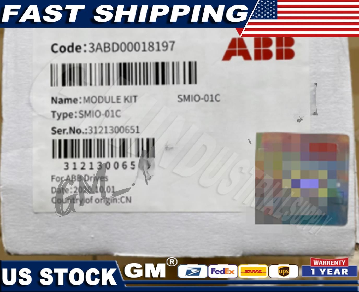 SMIO-01C ABB inverter IO CPU ACS510 control board interface board No Keypad