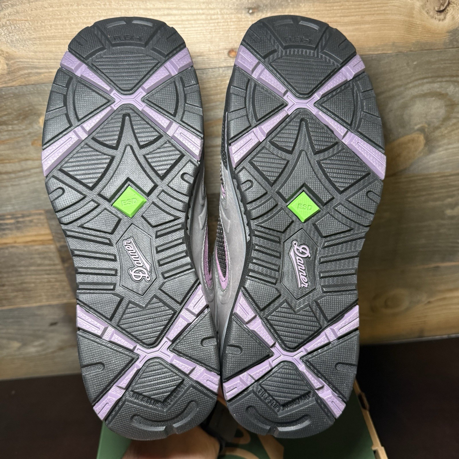 Danner Women’s Springfield Low ESD Static Dissipating Gray/Purple 8M 12212
