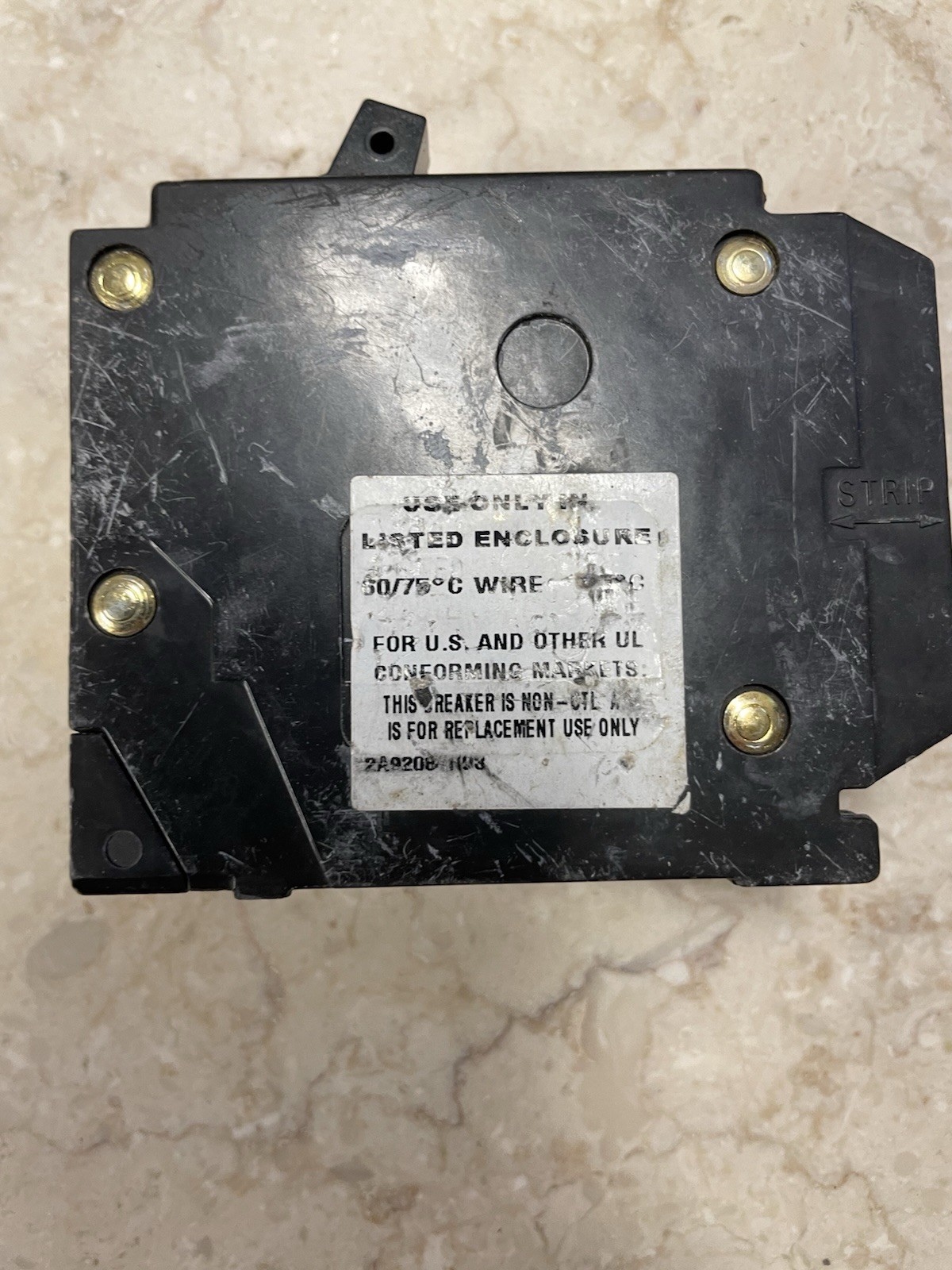 Eaton BR2020 DNPL2020 2-Pole 20A 120/240V Type BRD HACR Breaker