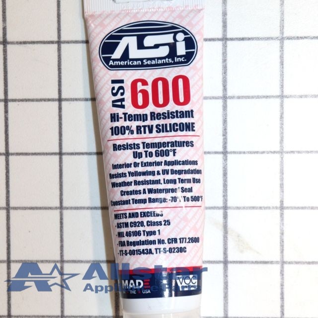 ASI600 RTV High Temperature Red Silicone – 2.8 oz