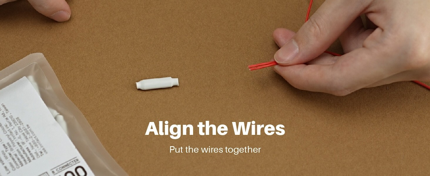 300 Pcs B Crimp Splice Connectors 22–26 AWG｜Dry & Gel-Filled｜Indoor/Outdoor