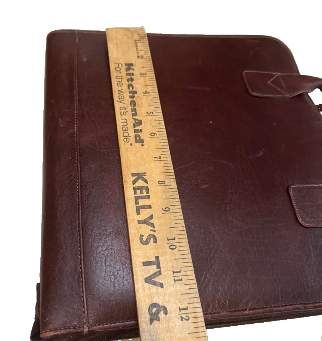 Vintage Franklin Quest Executive Planner Brown Leather 7 Ring Organizer
