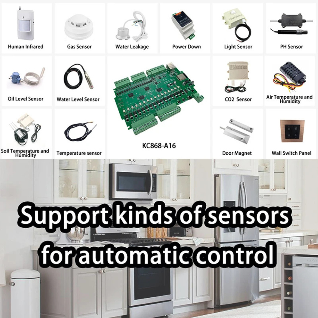 KinCony KC868-A16 ESP32 16CH Ethernet Relay Controller WiFi Smart Home DIY