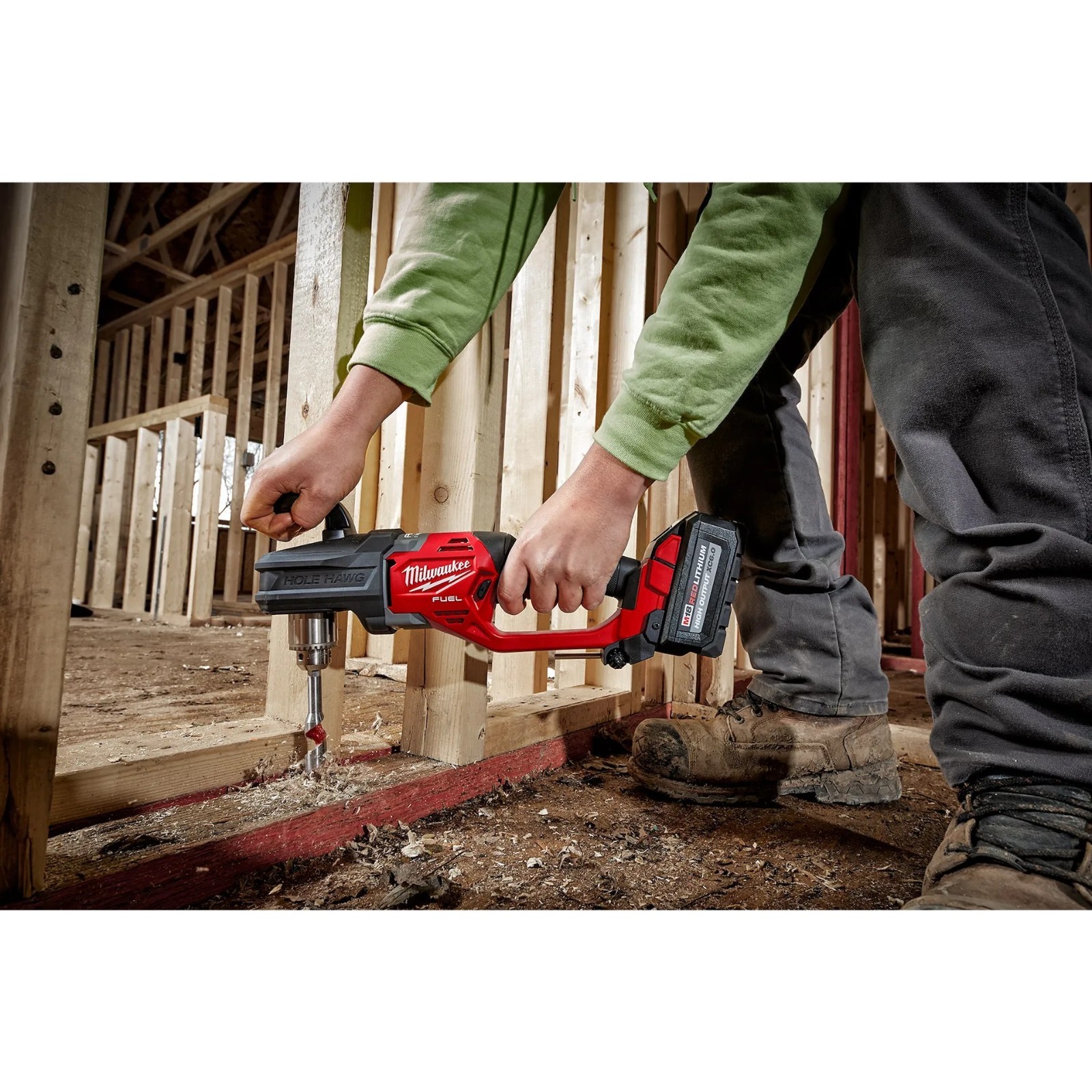 Milwaukee 2807-20 M18 Fuel Hole Hawg Cordless Right Angle Drill