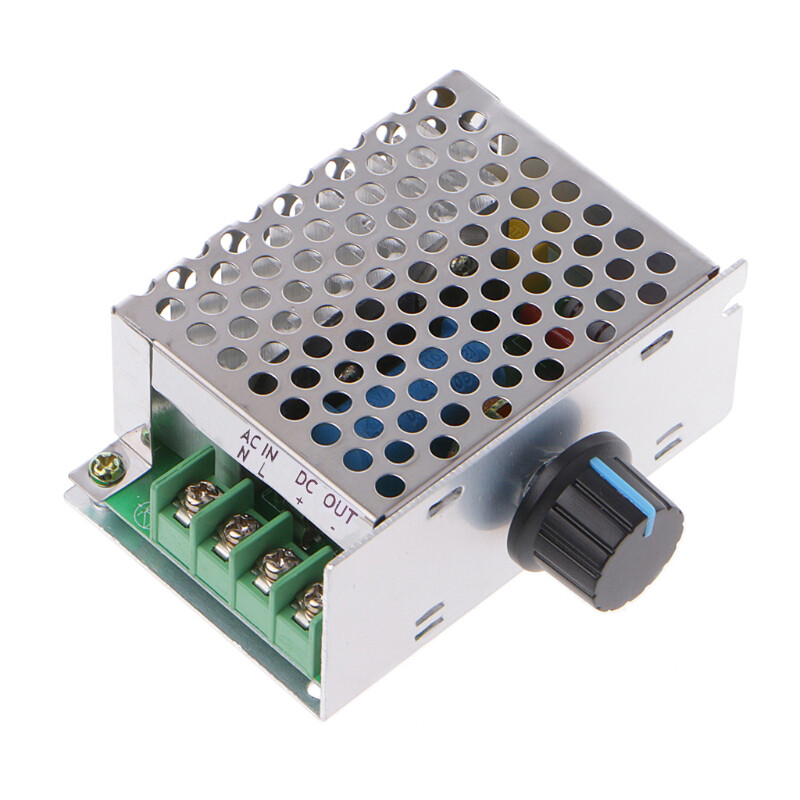 AC-DC 220V SCR Voltage Regulator Brush Motor Speed Controller Max 20A Switch
