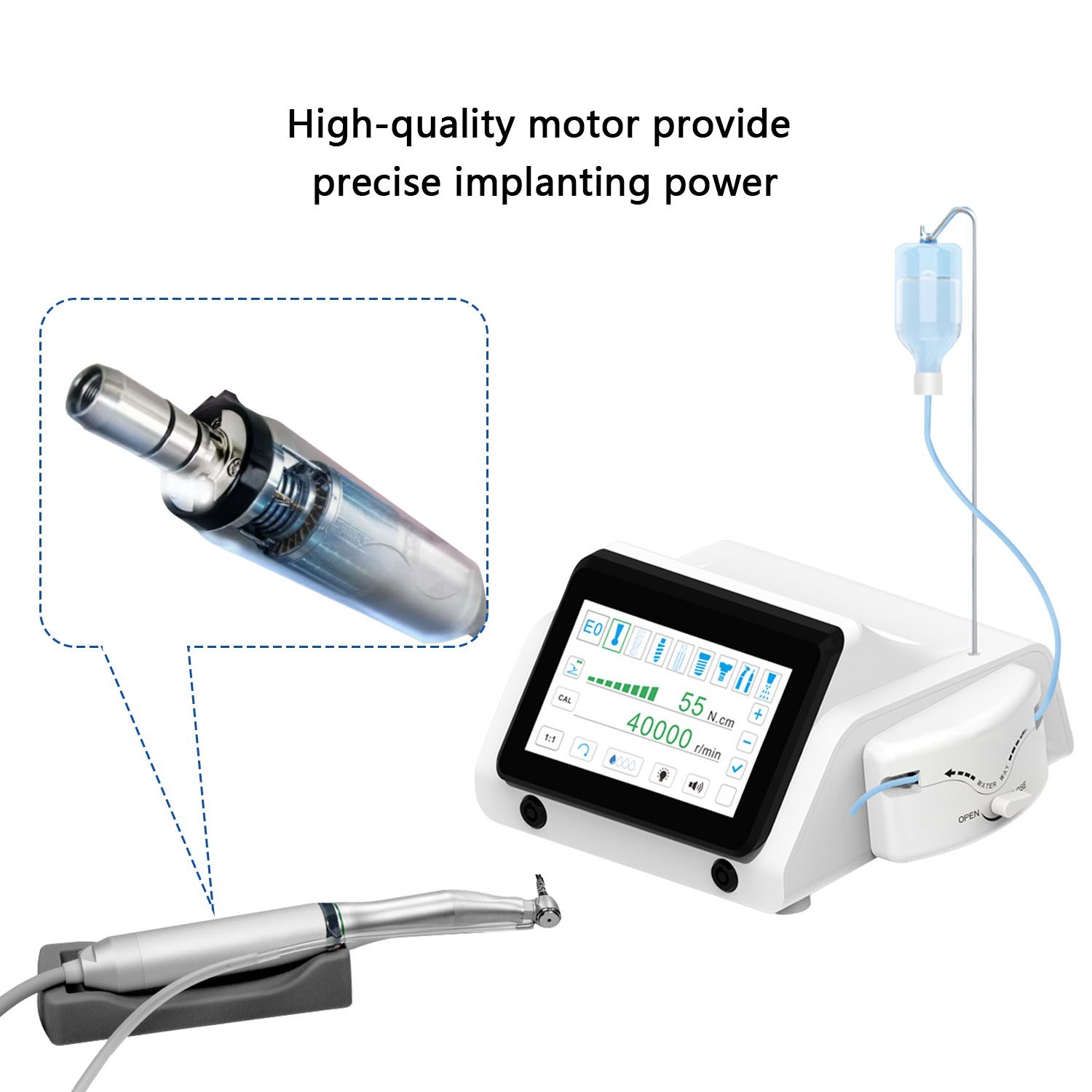 Dental Implant Motor System LED / 2in1 Piezo Surgery Bone Cutter Implant System