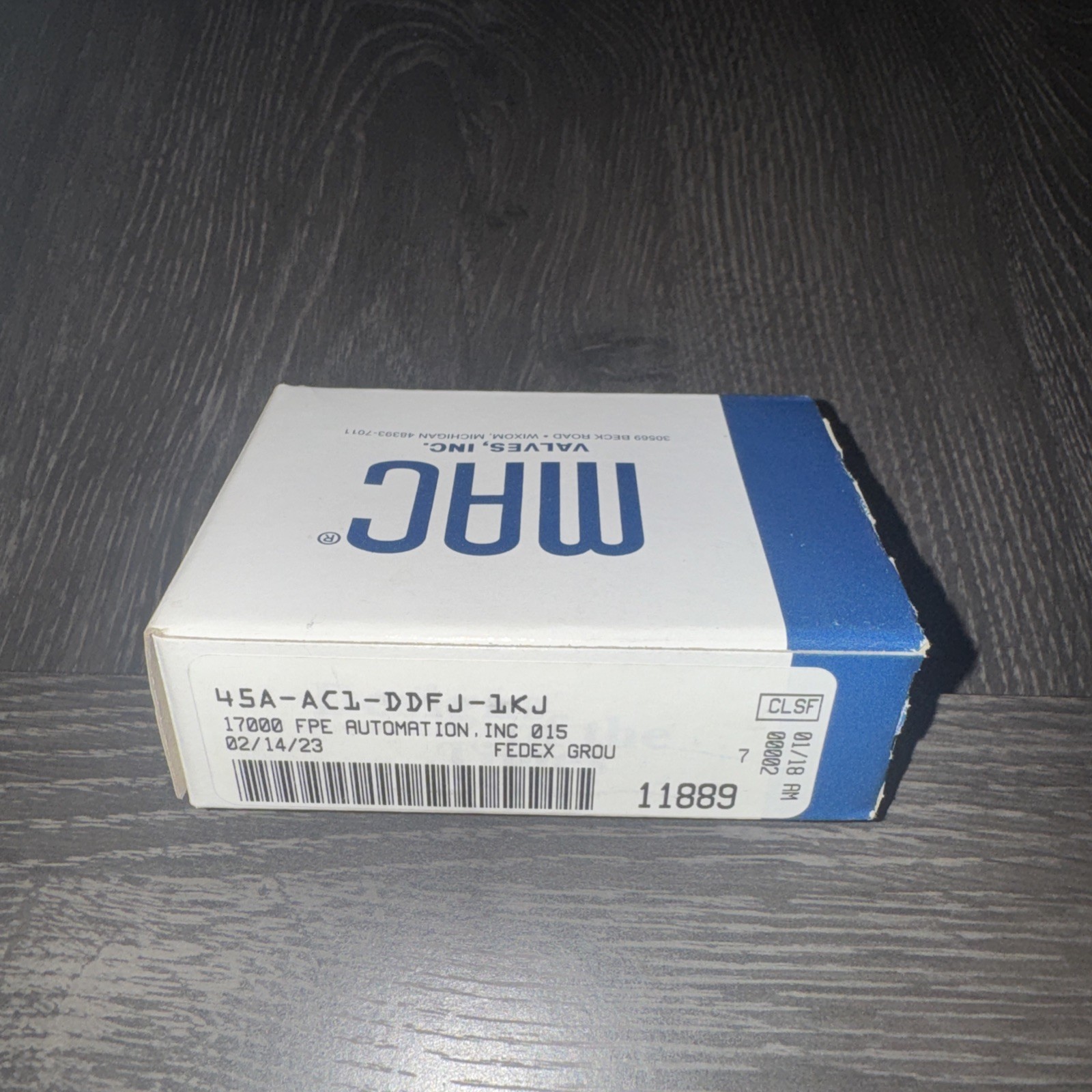 NEW IN BOX! MAC 24V SOLENOID VALVE 45A-AC1-DDAJ-1KJ