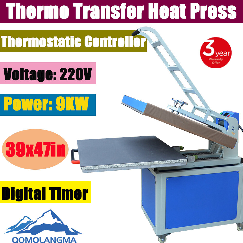 Qomolangma 39 x 47 Large Format Operation Textile Thermo Transfer Heat Press
