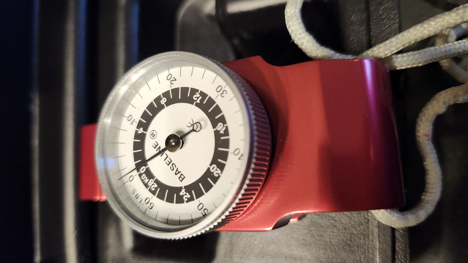 Baseline 60 lb Mechanical Pinch Gauge Red Hand Strength Dynamometer Tester…
