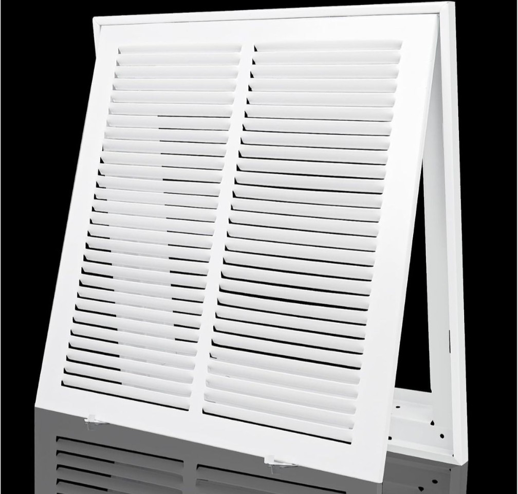 Return Air Grille 14×14,Air Return Vent Cover for Ceiling and Wall,Steel HVAC A/