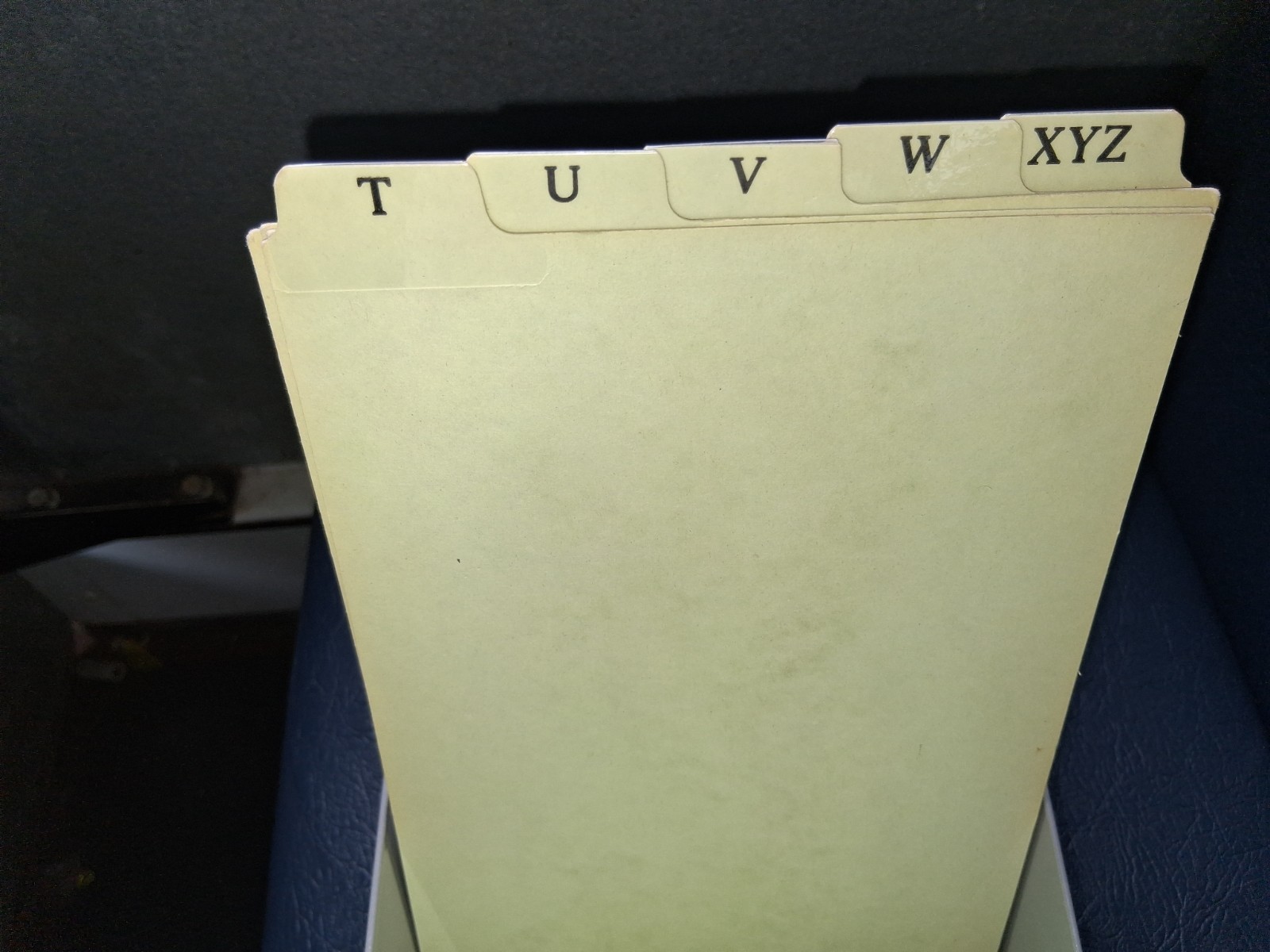 Vintage Nebs 944 Posting File For Forms Up To 6 1/2 x 9 1/4″ With 25 Cards
