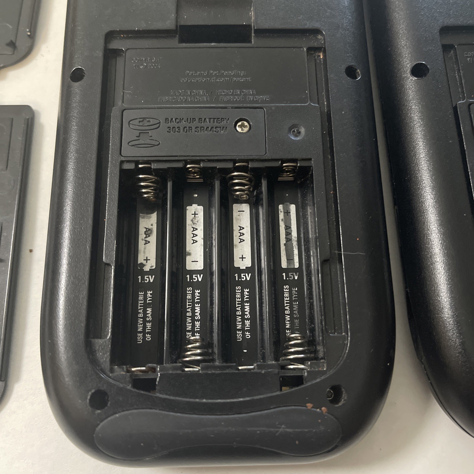Lot of 2 Texas Instruments TI-89 Titanium Graphing Calculators For Parts/Repair