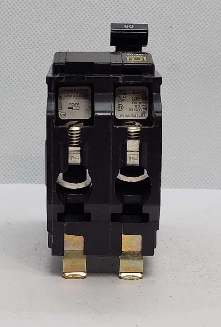 SQUARE D QO260 2 POLES 60A, 120/240V CIRCUIT BREAKER [1WS2-6]