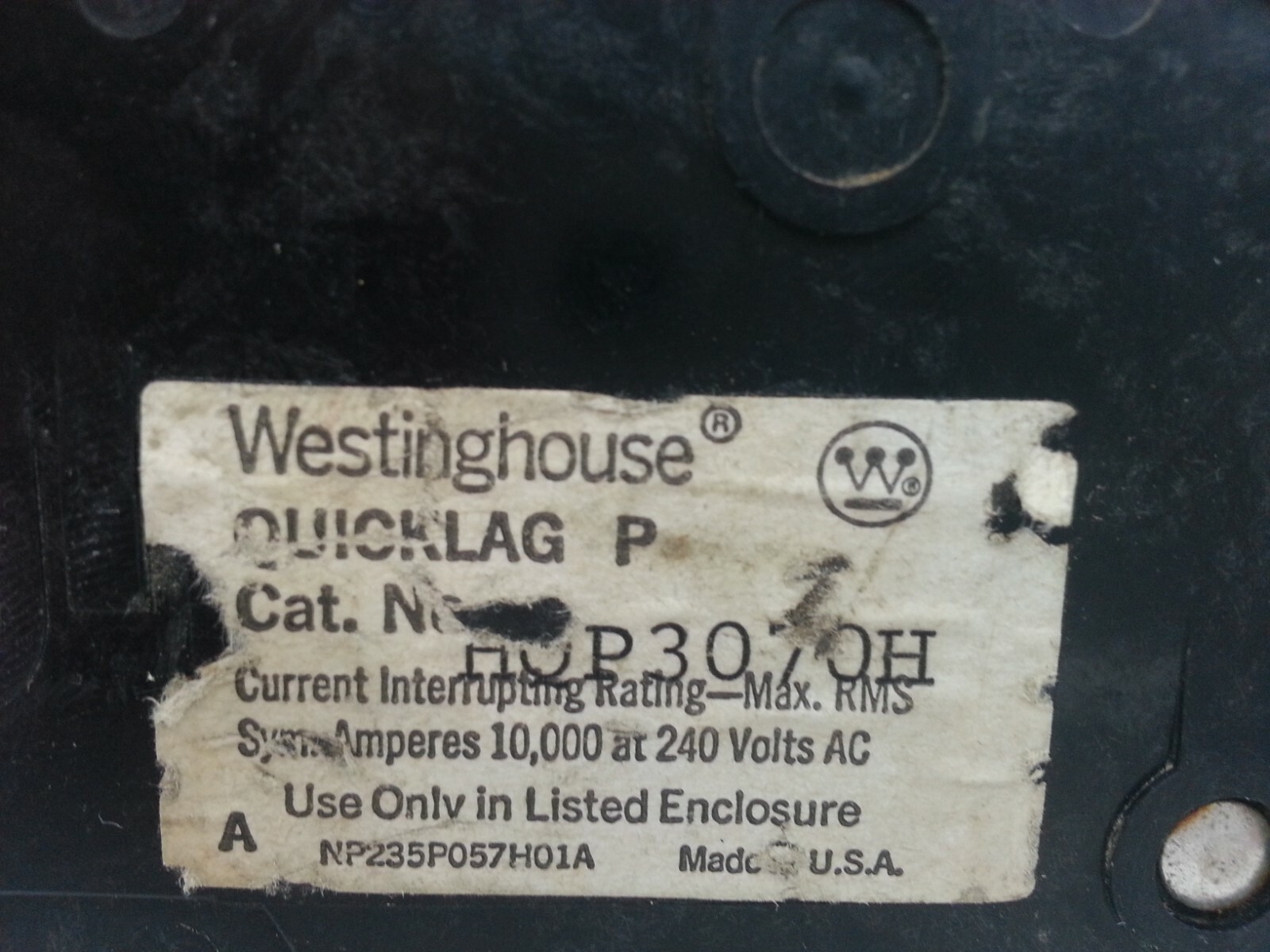 HQP3090H & HQP3070H Westinghouse 90A 70A Circuit Breakers -Next Day Option -Flaw
