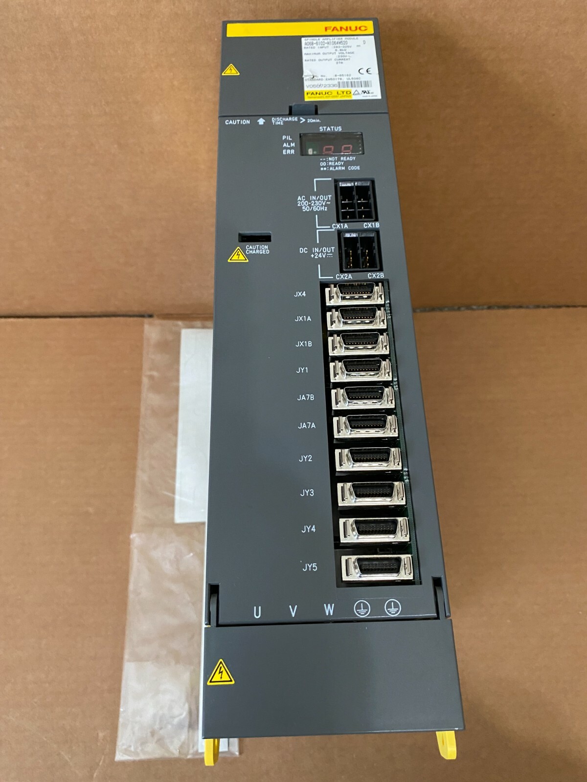 FANUC Spindle Amplifier A06B-6102-H106#H520 Free 30 Days Return US NDA Available