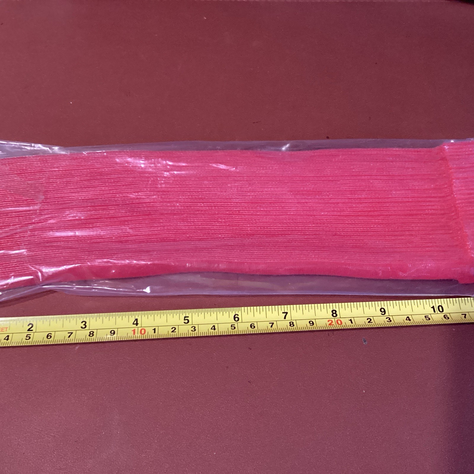 Lot Of 60 Red Hook & Loop Fastener Ties 11” X 1/2”