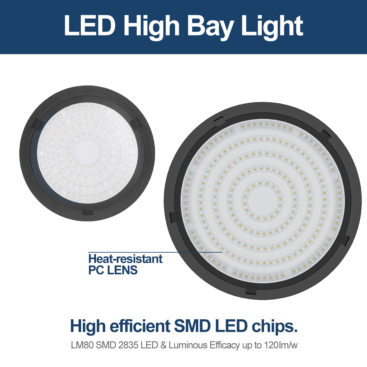 200W UFO LED High Bay Light,Commercial Warehouse led Lighting Stadium UFO Lights