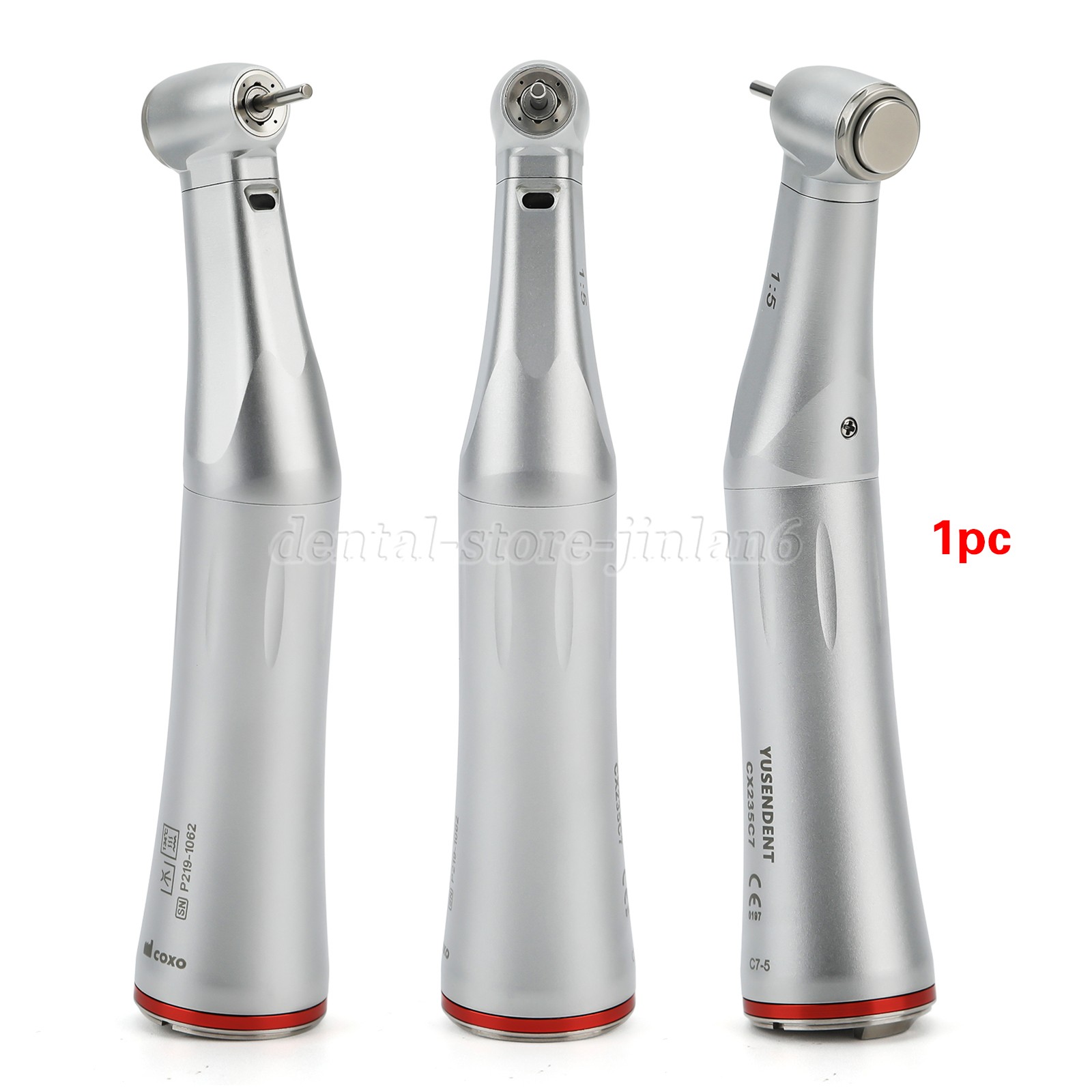 COXO Dental Internal water spray 1:5 Increasing LED Optic Fiber Contra Angle