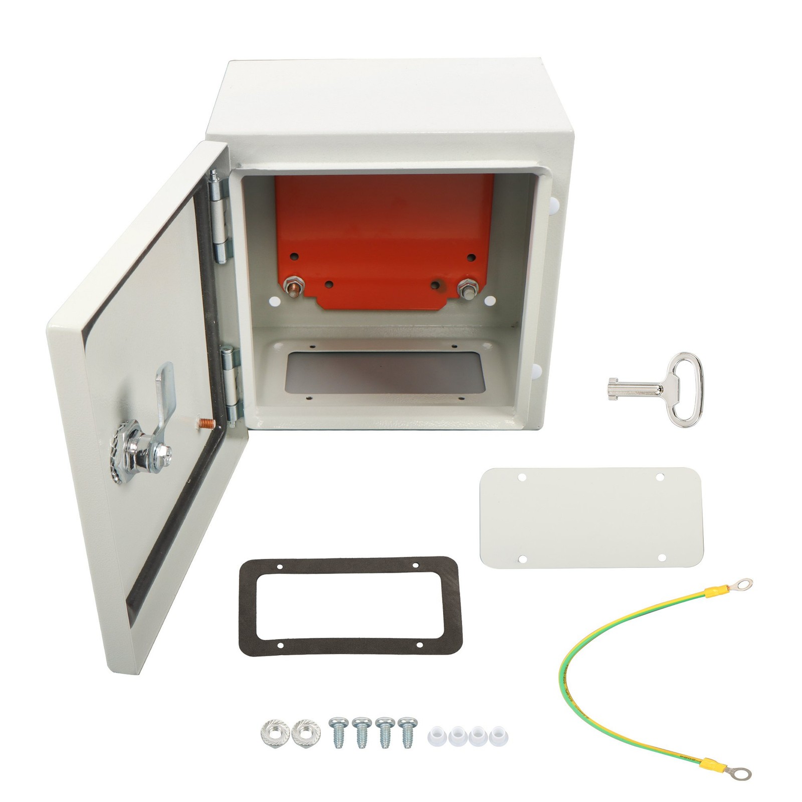 Waterproof Steel Electrical Box 8x8x6″ NEMA 4X Rated, IP65 Outdoor Junction Box