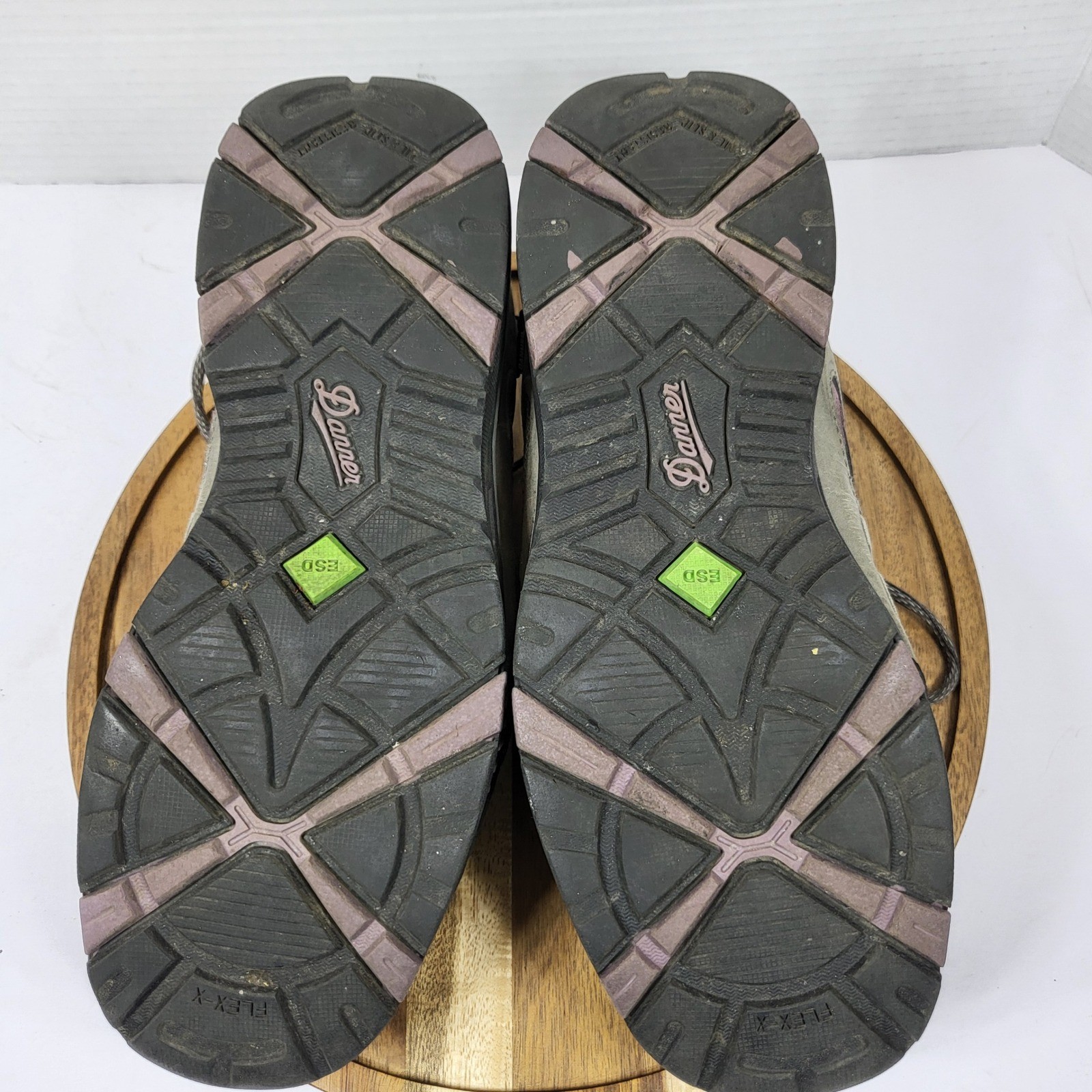Danner Women’s Springfield Low Gray ESD Composite Toe Shoes 12212 Size 8 Read*