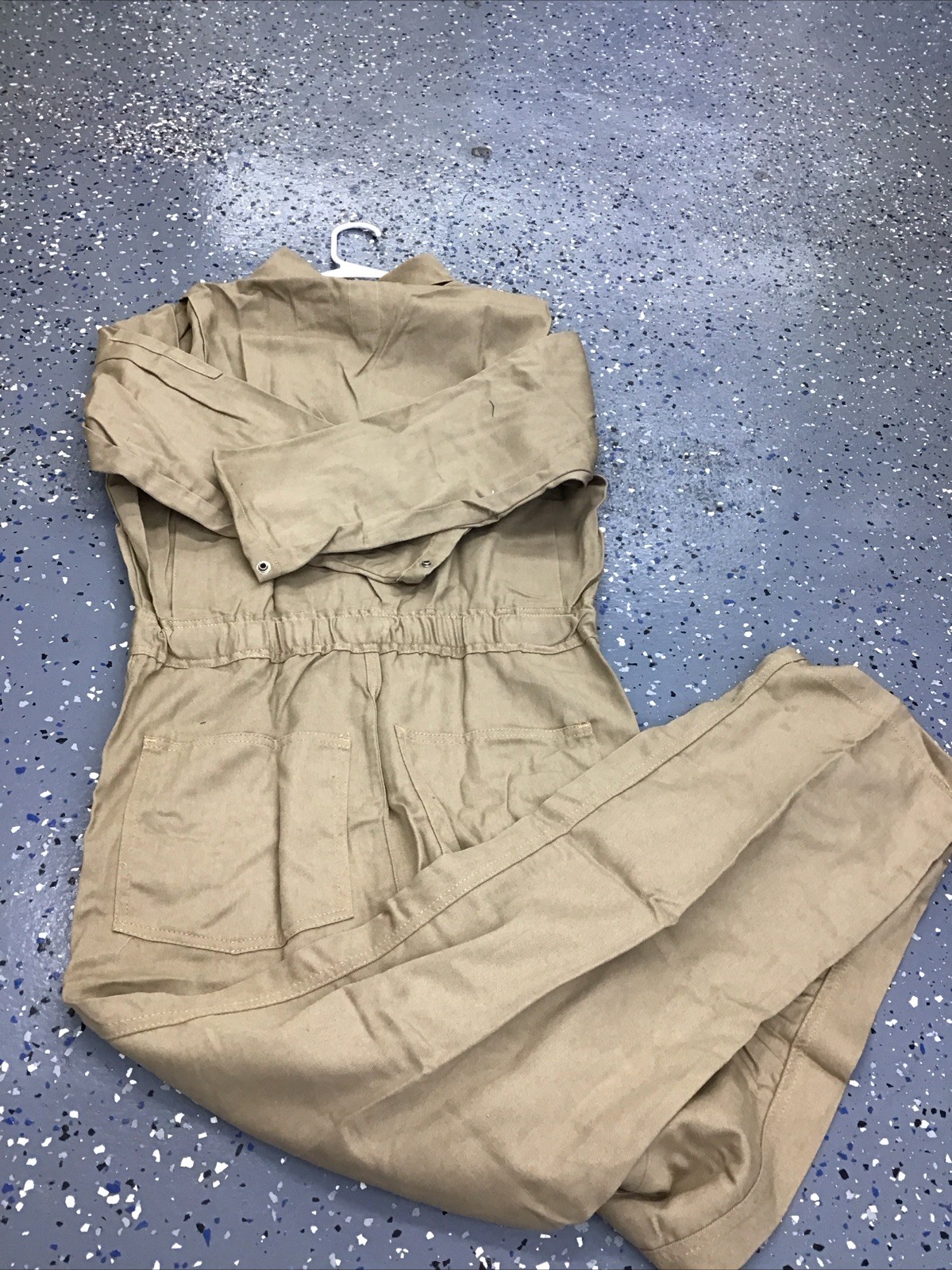 Neese Workwear, Tan Nomex, FR Khaki Coverall Small 34-36 Reg VU7CAKH