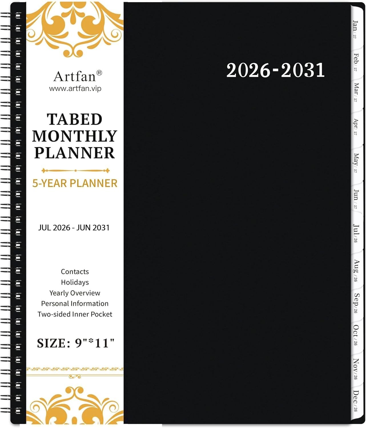 2026-2031 Monthly Planner/Calendar – 5 Year Monthly Planner, Jul. 2026 – Jun. 20