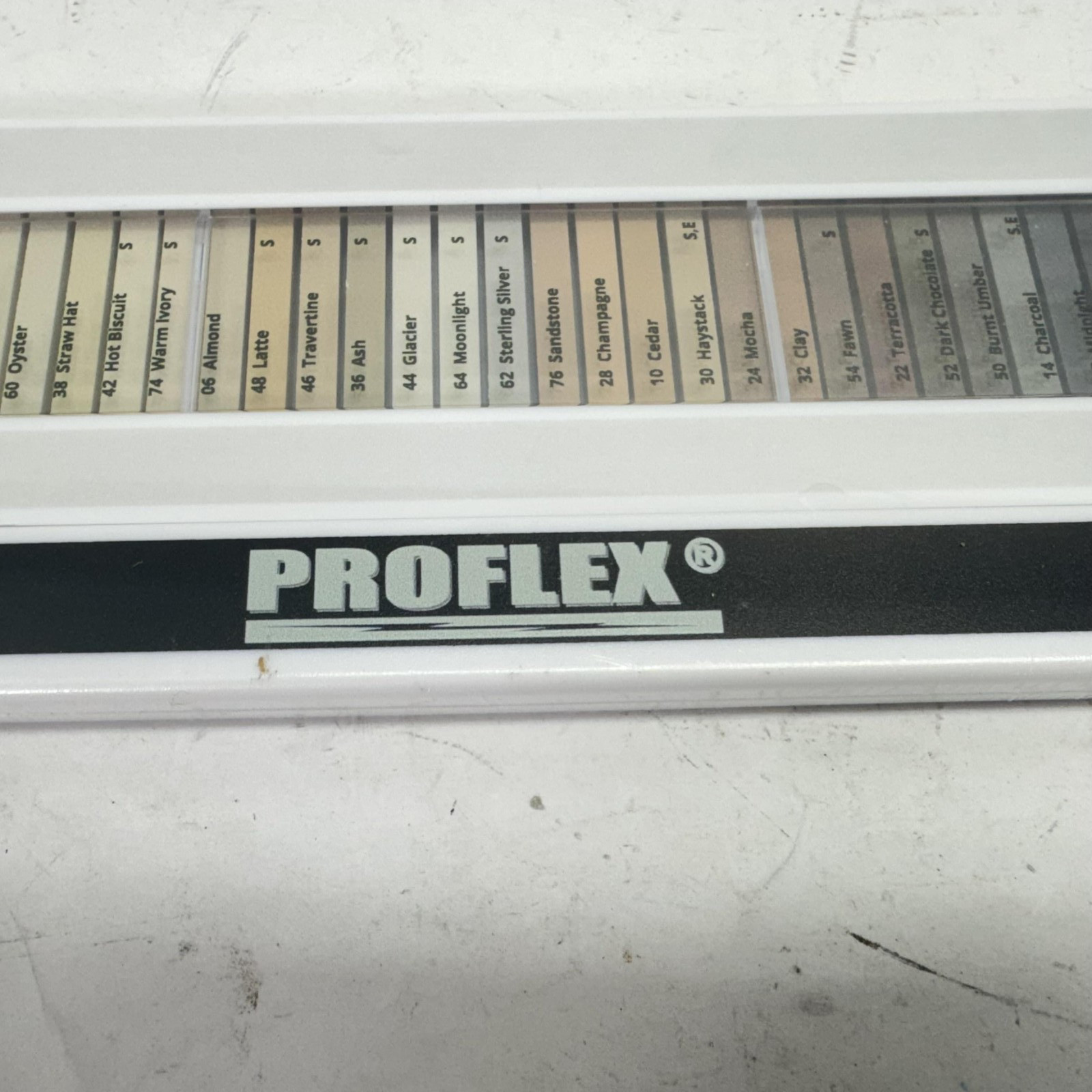 PROFLEX Grout Color Sample Kit Tile Selector Board Sanded Unsanded Caulk Epoxy