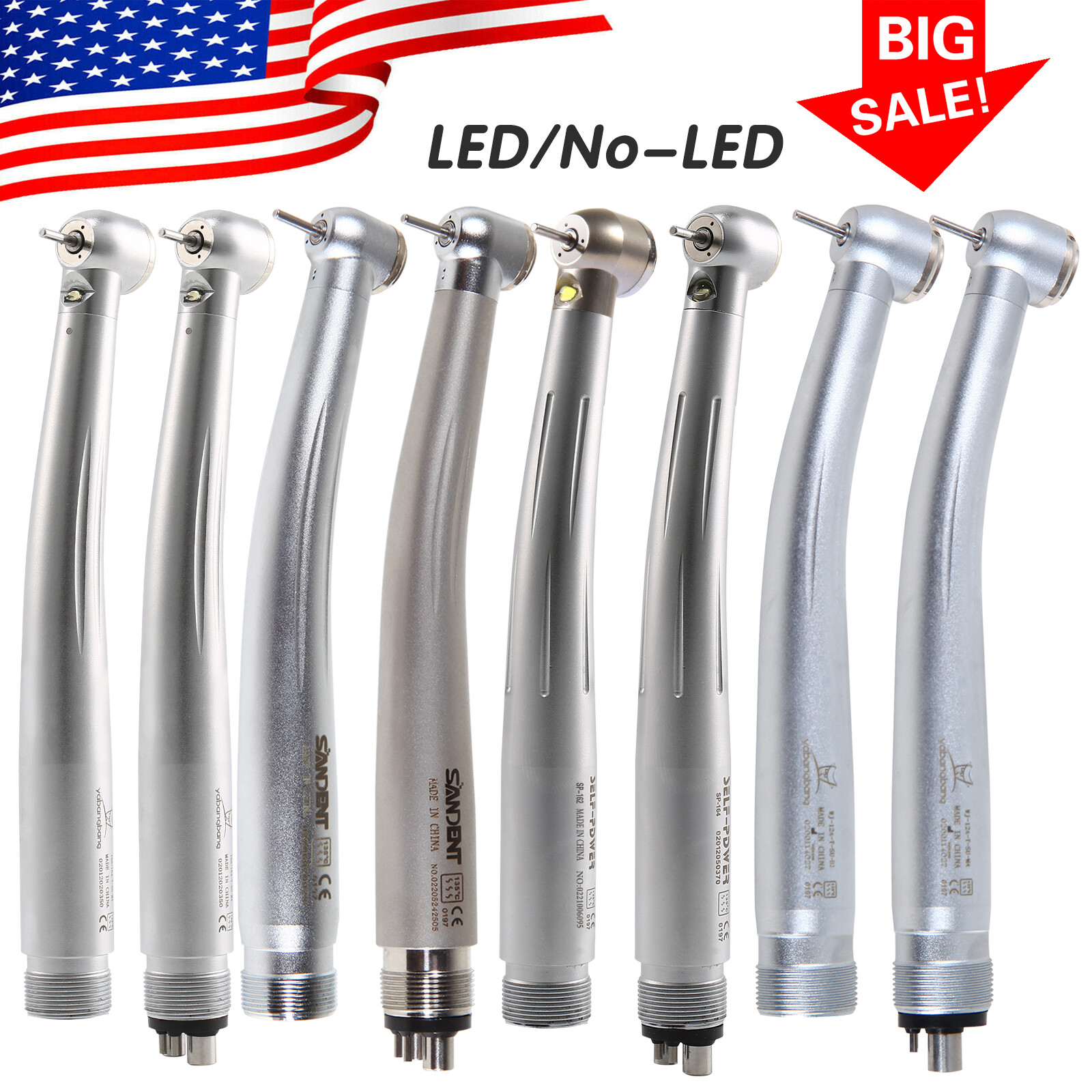 NSK Style Dental (Fiber Optic LED E-generator) high speed handpiece 4HOLE/2HOLE